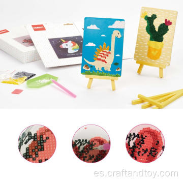 Kits de pintura de diamantes lindo diy juguetes hechos a mano manualidades